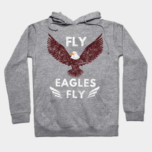 Fly Eagles Fly Hoodie by amitsurti